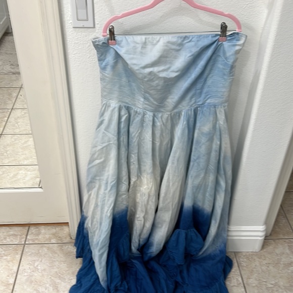 Tie Dye Smocked Back Maxi Dress - Picture 8 of 10